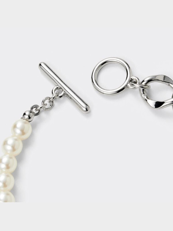 メタルパールチェーン ブレスレット