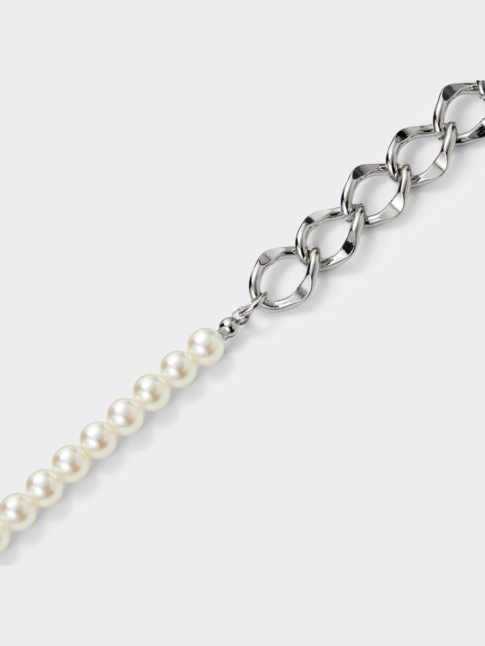 GU公式 | メタルパールチェーン ブレスレット