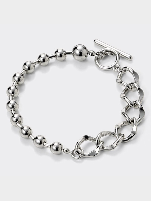 メタルパールチェーン ブレスレット