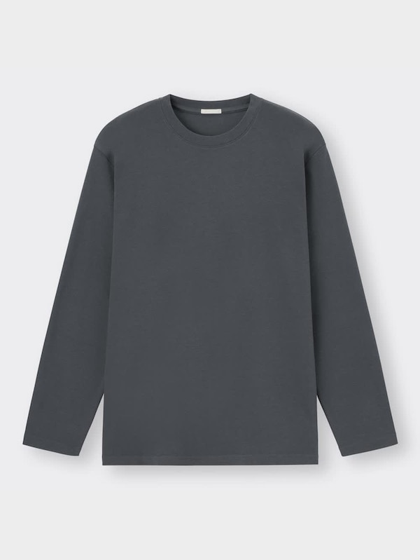ソフトコットンクルーネックT(長袖)