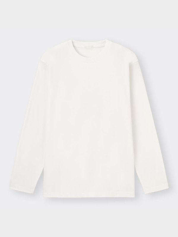 ソフトコットンクルーネックT(長袖)