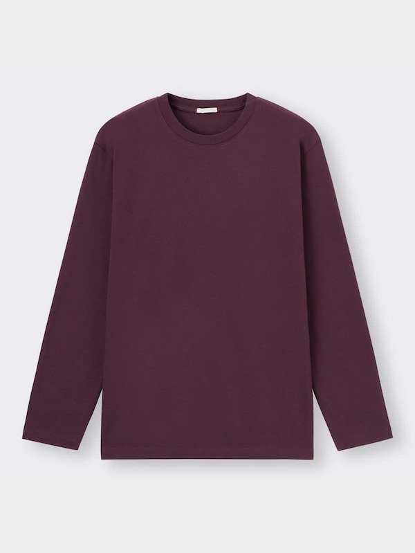 ソフトコットンクルーネックT(長袖)