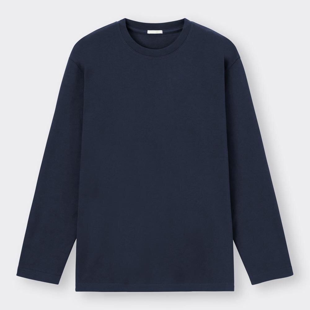 UNIQLOソフトタッチクルーネックTシャツ 長袖 プルオーバー - T