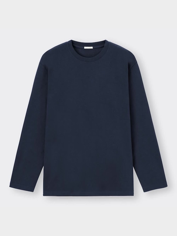 ソフトコットンクルーネックT(長袖)