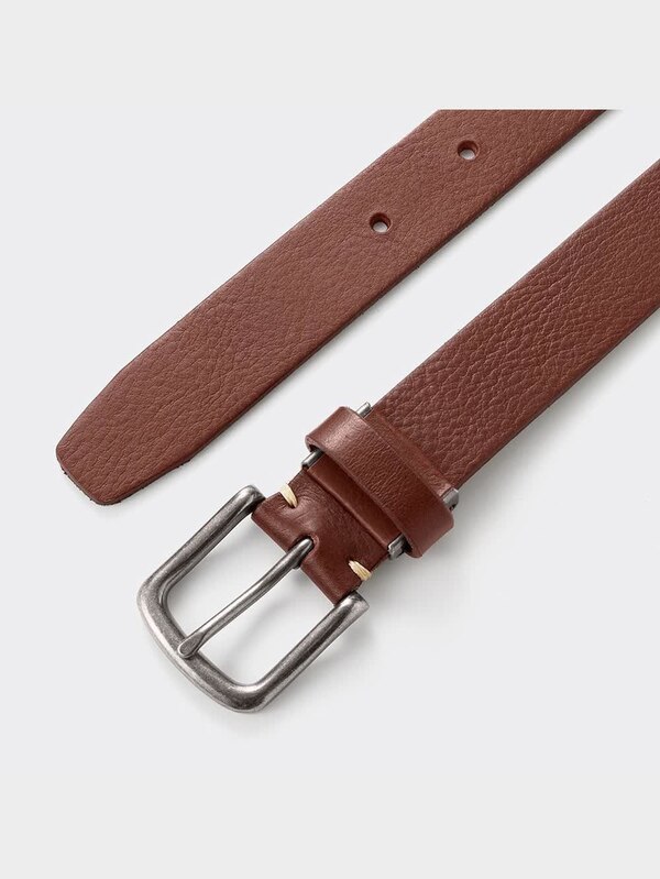 ベジタブルタンドレザーヴィンテージナローベルト(アジャスタブル)