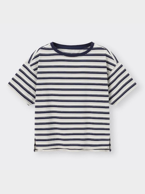 クイックドライT(半袖)(ボーダー)GA+E