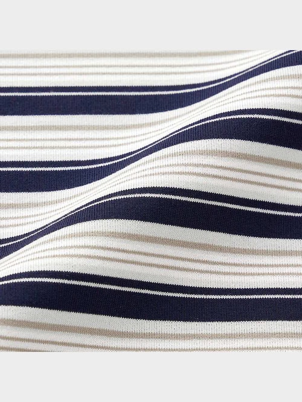 クイックドライT(半袖)(ボーダー)GA+E