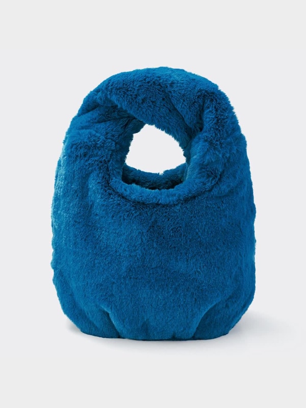 フェイクファーワンハンドルバッグ