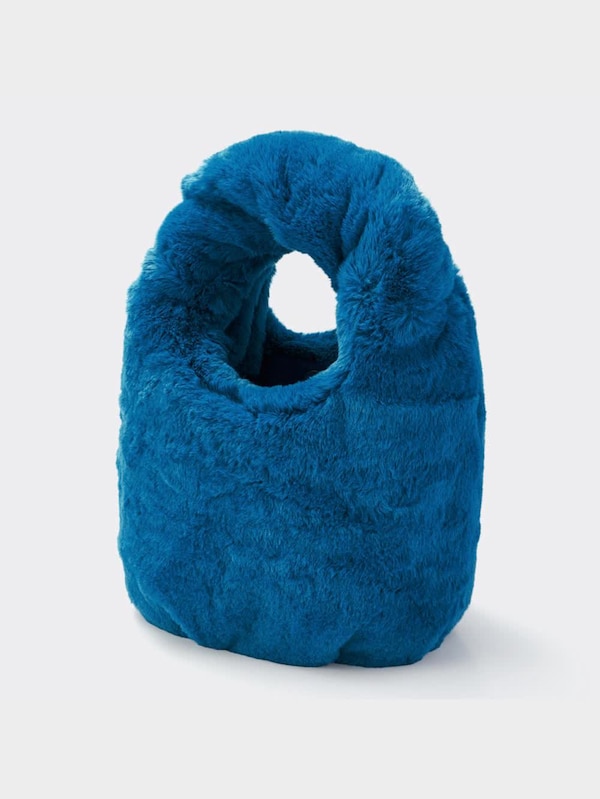 フェイクファーワンハンドルバッグ