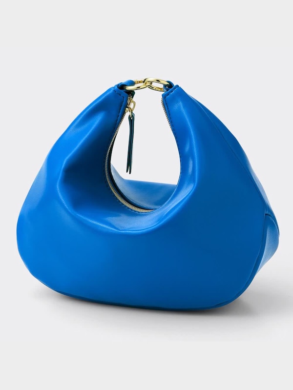 2WAYフェイクレザーワンハンドルバッグ+E