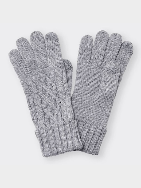 ケーブルニットグローブ