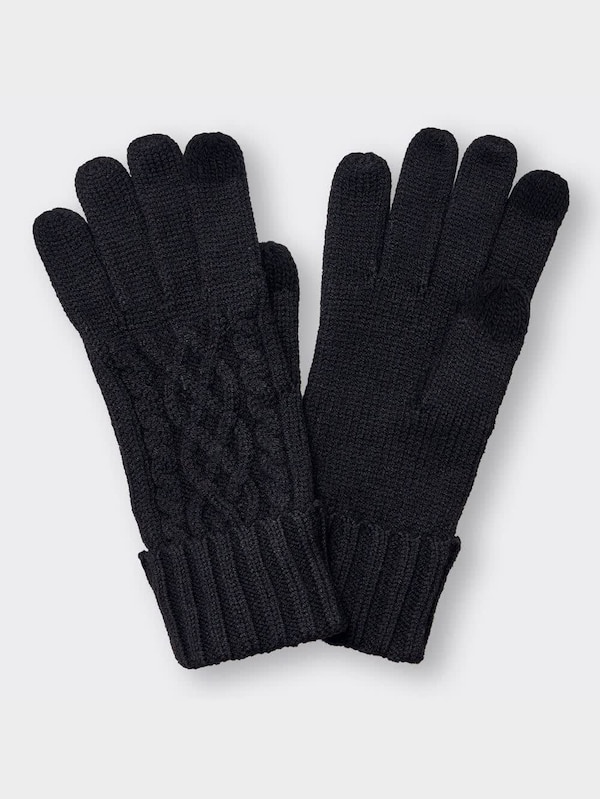 ケーブルニットグローブ
