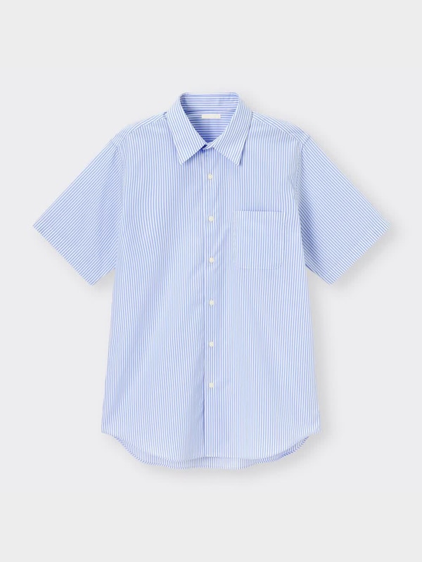 イージーケアシャツ(半袖)(ストライプ)SW+X