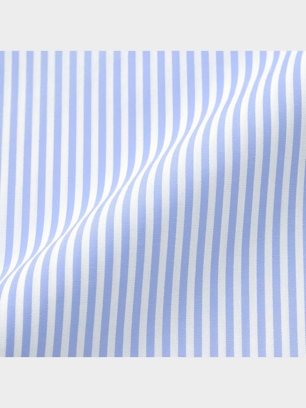 イージーケアシャツ(半袖)(ストライプ)SW+X