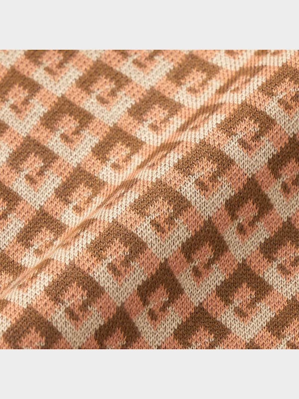 ジャカードカーディガン(長袖)(ミニダイヤ)