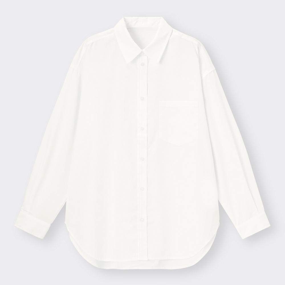 （GU）オーバーサイズシャツ(長袖)