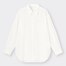 オーバーサイズシャツ(長袖)-OFF WHITE