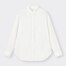 フリルスタンドカラーシャツ(長袖)-OFF WHITE