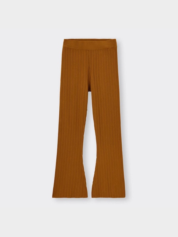 リブフレアニットパンツRS+E