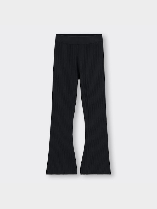 リブフレアニットパンツRS+E