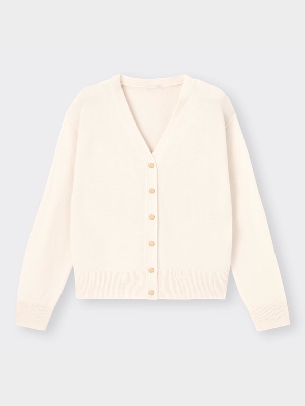 ソフトリッチVネックカーディガン(長袖)+E