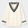 パフィータッチチルデンオーバーサイズセーター(長袖)-OFF WHITE