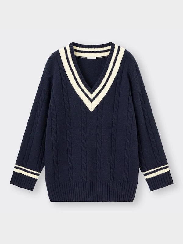 パフィータッチチルデンオーバーサイズセーター(長袖)