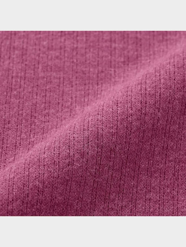 ブラッシュドリブビッグカラープルオーバー(長袖)(セットアップ可能)