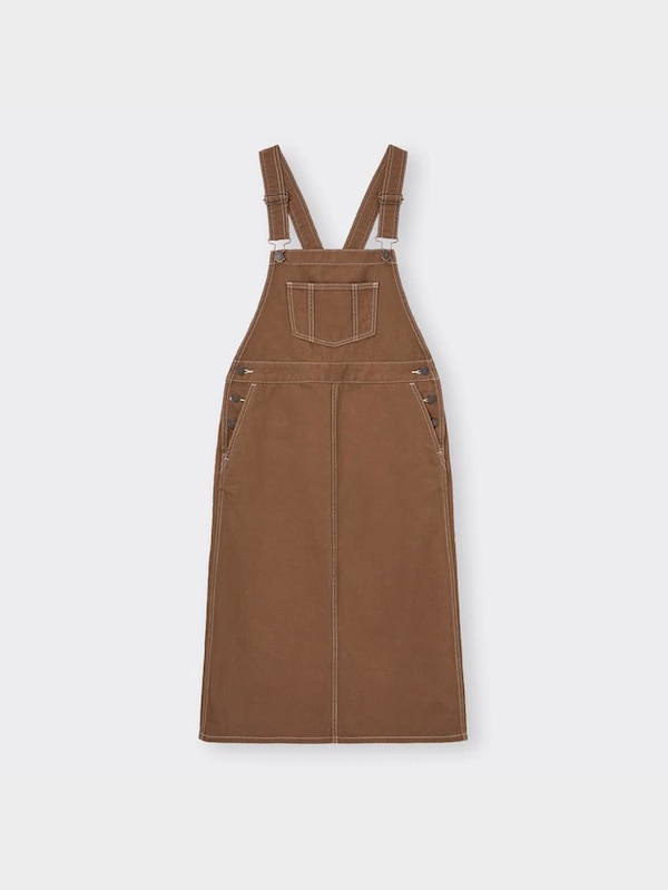 �デニムサロペットスカートYT+X