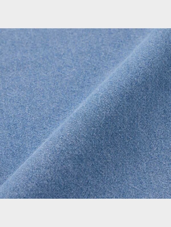 ライトデニムオーバーサイズシャツ(長袖)OSB+EC