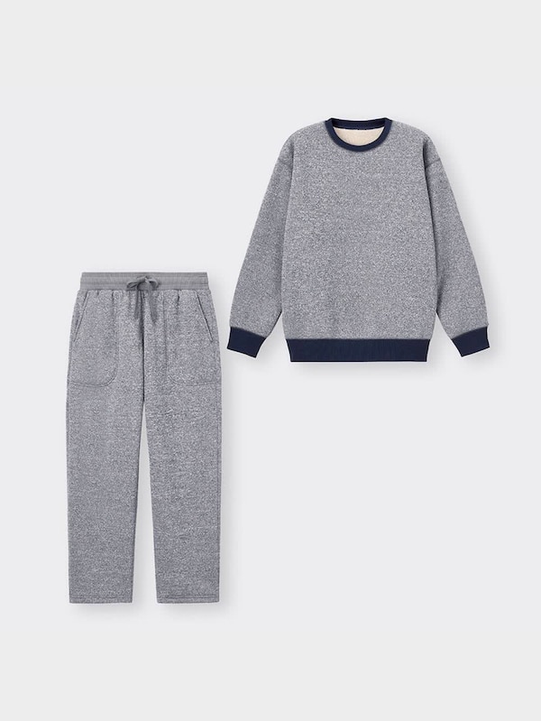 裏ボアラウンジセット(長袖&ロングパンツ)