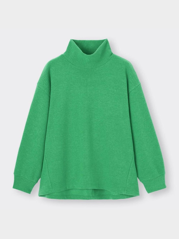 ブラッシュドリブハイネックプルオーバー(長袖)(セットアップ可能)