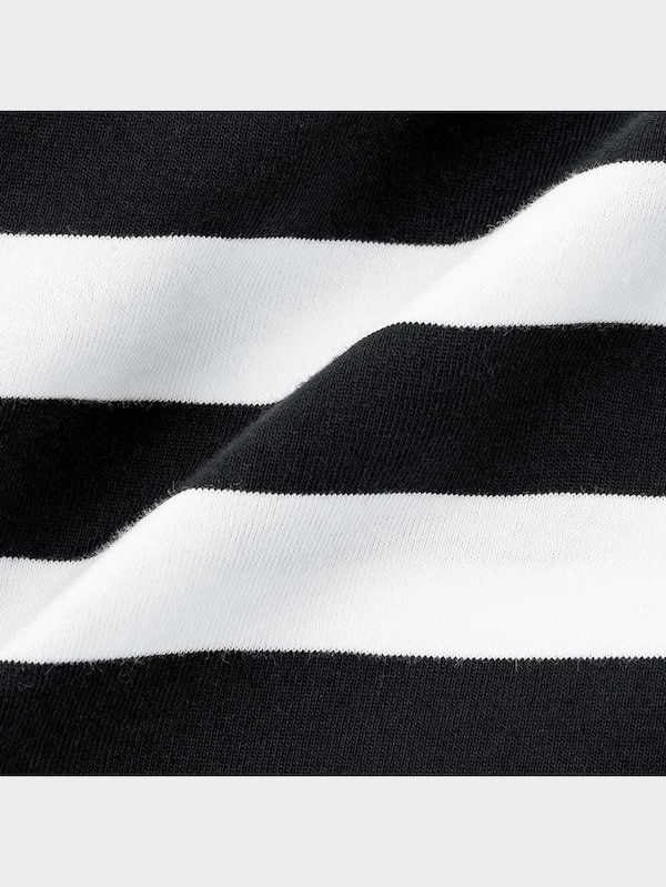 クロップドポロシャツ(半袖)(ボーダー)OSB+EC