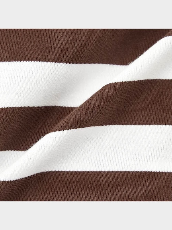 クロップドポロシャツ(半袖)(ボーダー)OSB+EC