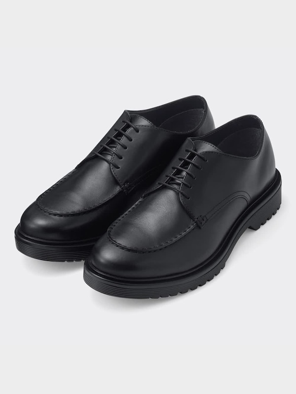 リアルレザーUチップシューズ