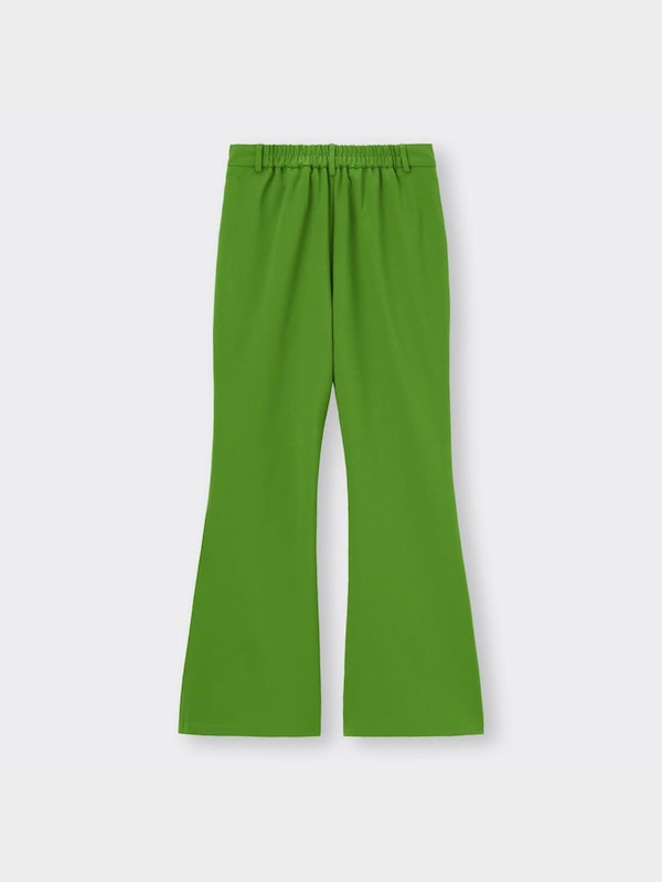 カットソーカラーフレアスラックス(丈標準67.0～71.0cm)