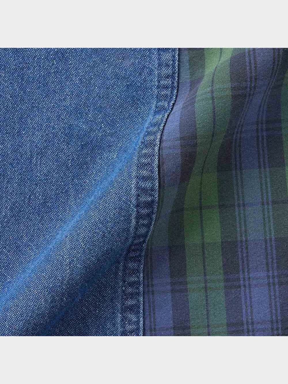 GG様確認用 GU公式 | ブロードオーバーサイズチェックシャツ(5分袖)