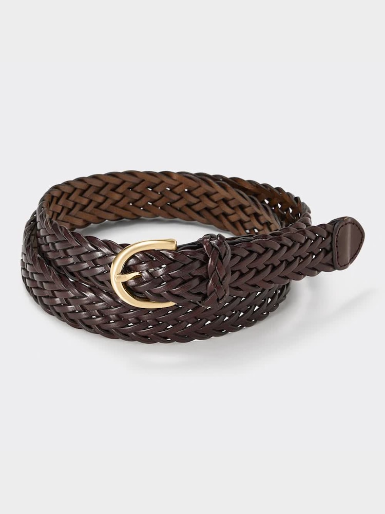 GU公式 | ボンデッドレザーメッシュベルト 