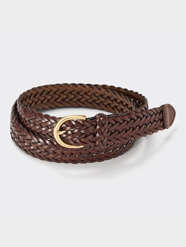 ボンデッドレザーメッシュベルト