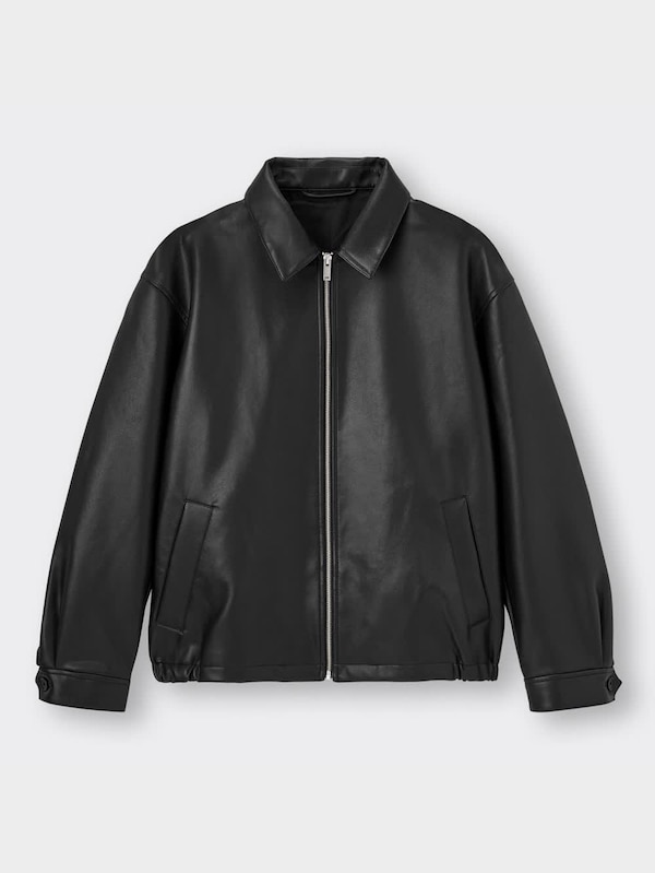 フェイクレザーブルゾンNT+E