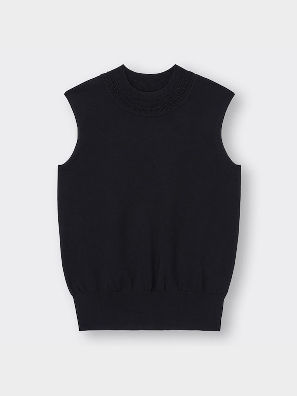 ミニハイネックセーター(�ノースリーブ)Z(アンサンブル可能)