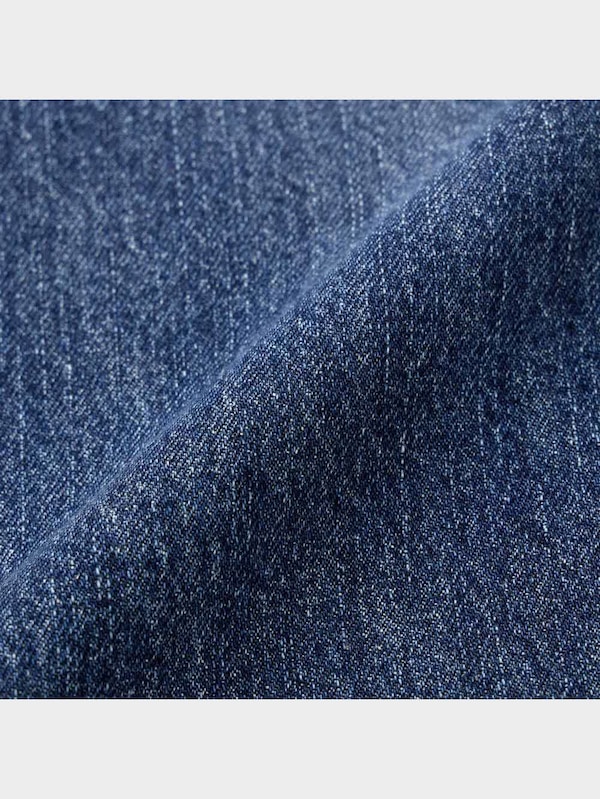 ハイウエストセミワイドジーンズ(クラッシュ)+EC