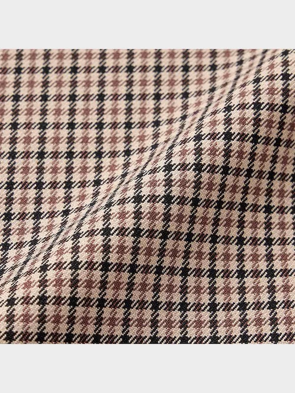 チェッククロップドシャツジャケット(長袖)(セットアップ可能)