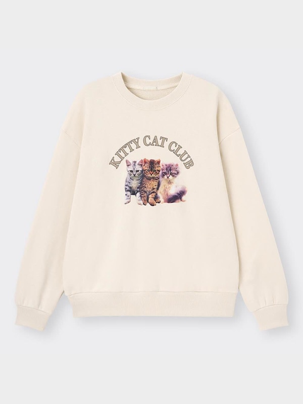 グラフィックスウェットプルオーバー(長袖)(アニマル)YT+X