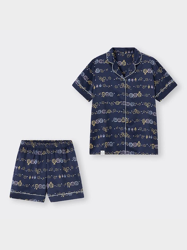 サテンパジャマ(半袖&ショートパンツ) Chiikawa +X