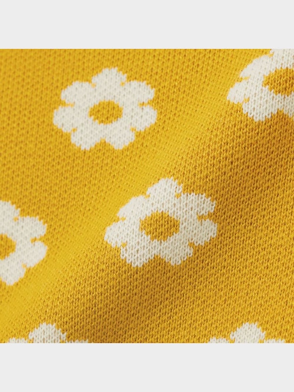 ジャカードニットキャミソール(フラワー)YT+E(アンサンブル可能)