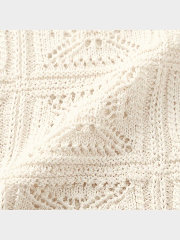 レーシークロップドカーディガン(長袖)