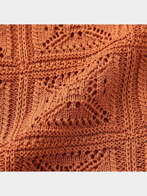 レーシークロップドカーディガン(長袖)