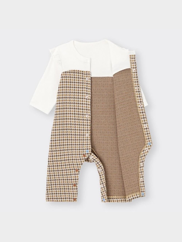 BABY(NEWBORN)セパオール(長袖)(チドリ)+E