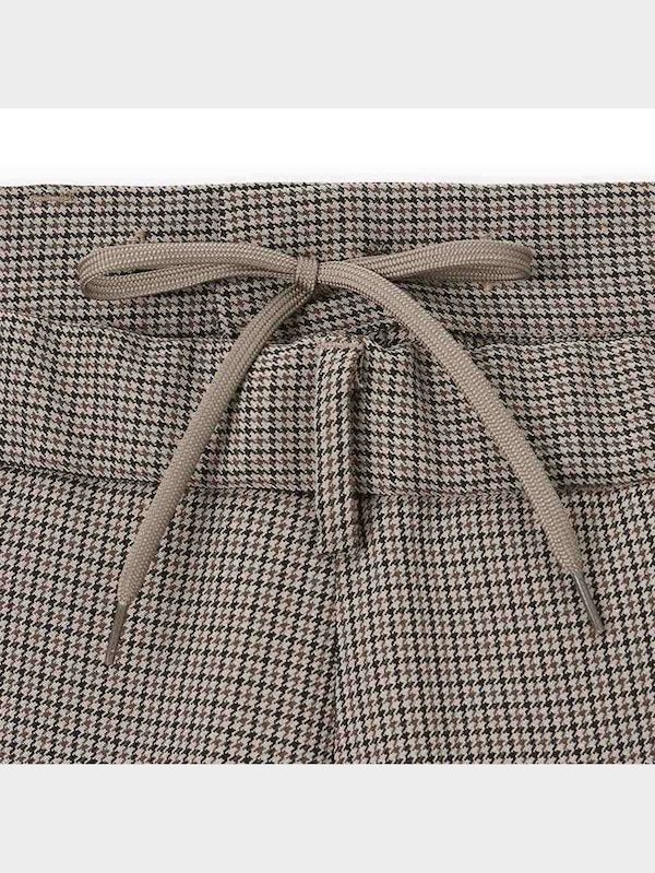 タックテーパードパンツ(チェック)SW+E(セットアップ可能)